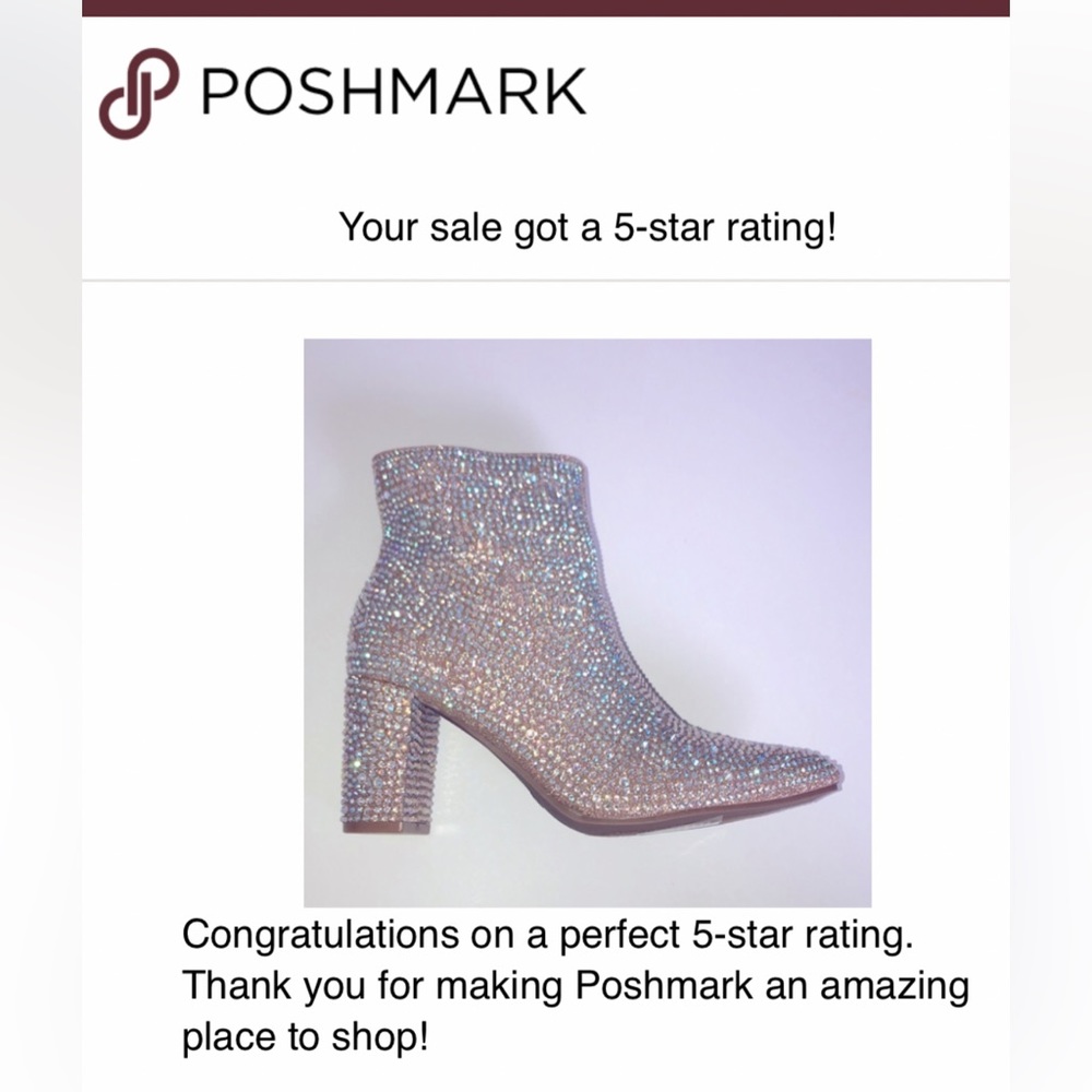 ๐HP๐Restock๐New Sparkle Glam Gold Rhinestone Boots - Picture 7 of 9